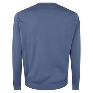 DRUMOHR Men's Crew Neck Sweater Men BLUE Sweaters & Cardigans